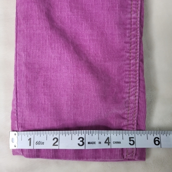 Free People Pink Skinny Corduroy Pants. Ladies Size 28 - Picture 8 of 13